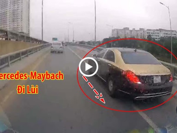 [Clip] Xế sang liều lĩnh đi lùi ở đường Vành đai 3 trên cao