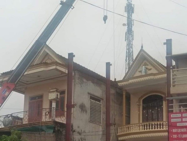 Hà Tĩnh: Ngang nhiên làm nhà trên chỉ giới hành lang quốc lộ