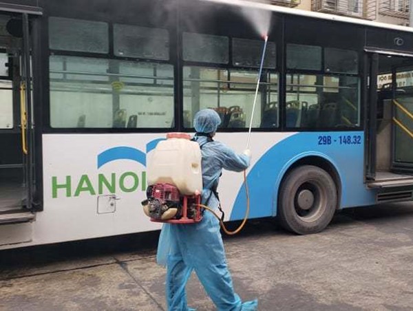 Hà Nội: Tăng cường công tác phòng chống dịch Covid-19 trong hoạt động vận tải