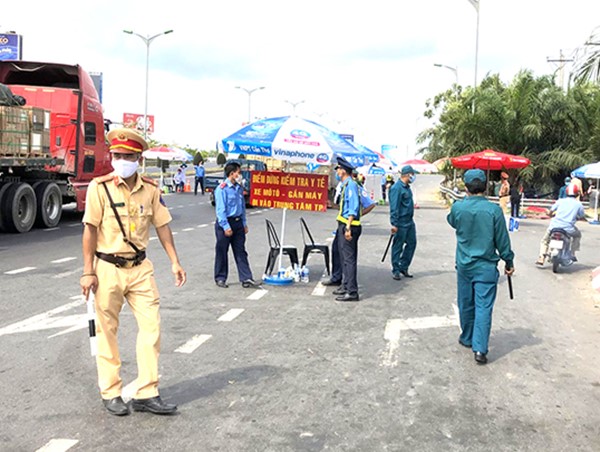 Lập lại 5 điểm kiểm soát phòng dịch Covid-19 tại các tuyến giao thông đi vào Cần Thơ