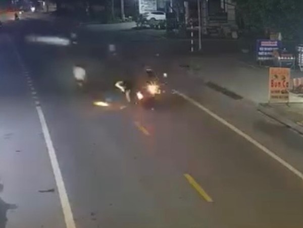 Quái xế phóng nhanh gây tai nạn giao thông