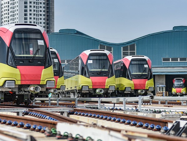 Đường sắt Nhổn - Ga Hà Nội hoàn thành 100% tiến độ đoạn trên cao