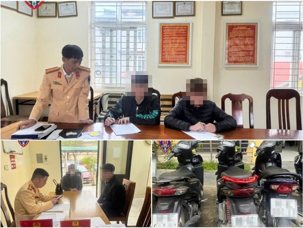 Nhóm “quái xế” từ Vĩnh Phúc về Hà Nội lạng lách, tạt đầu ô tô trên cầu Nhật Tân