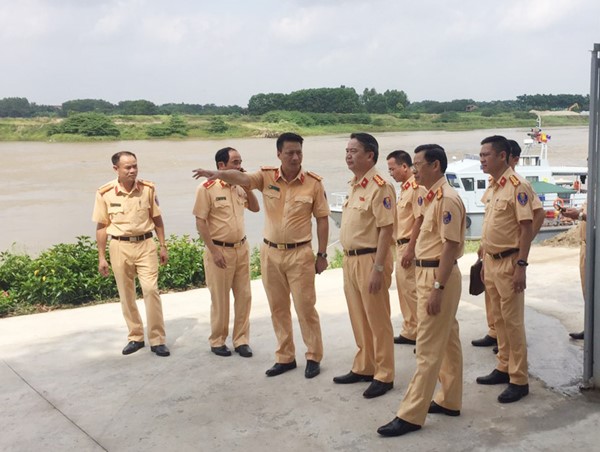 Tân Cục trưởng Cục CSGT kiểm tra công tác bảo đảm an toàn đường thủy