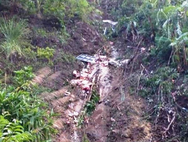 Xe tải lao xuống vực ở Sơn La, một người chết, hai người bị thương