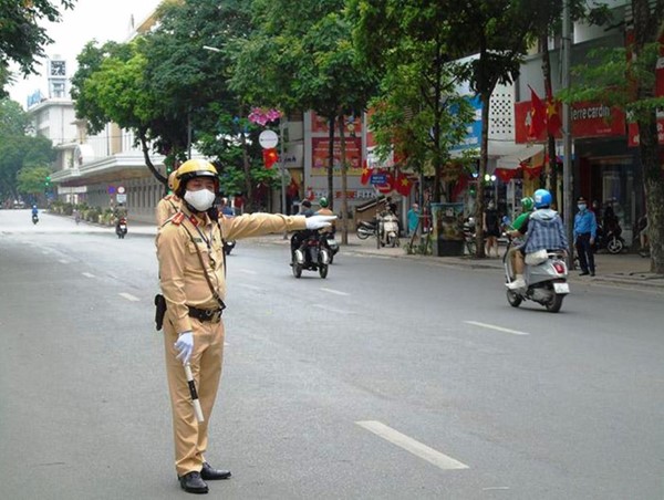 Phân luồng giao thông phục vụ giãn cách phòng, chống Covid-19