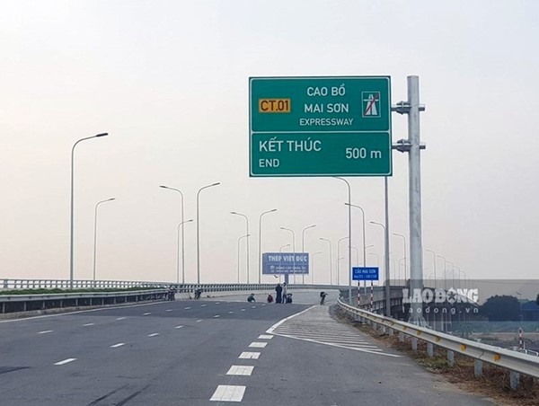Cao tốc Cao Bồ - Mai Sơn chính thức thông xe 