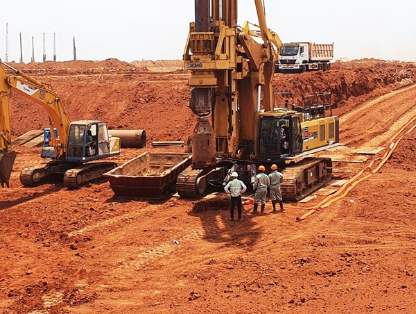 Cận cảnh “đại công trường” thi công sân bay Long Thành