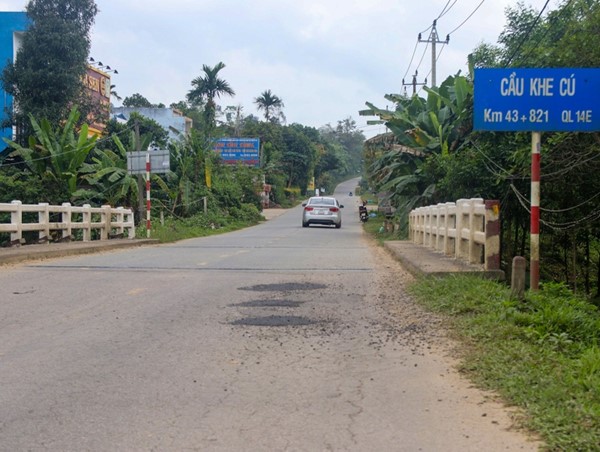 Hơn 1.848 tỷ đồng cải tạo, nâng cấp Quốc lộ 14E qua tỉnh Quảng Nam