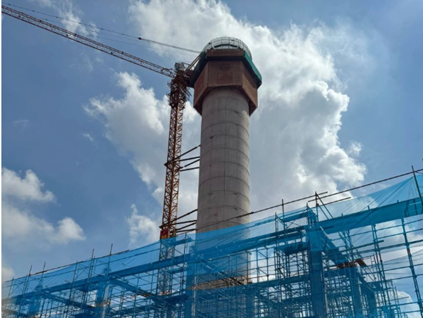 Tháp không lưu sân bay Long Thành vượt tiến độ 60 ngày