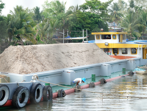 Xúc tiến 3 nguồn cát cho cao tốc Châu Đốc - Cần Thơ - Sóc Trăng