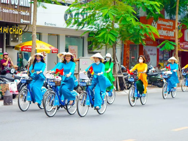 Tiếp tục thí điểm dịch vụ xe đạp công cộng TNGo tại Hải Phòng