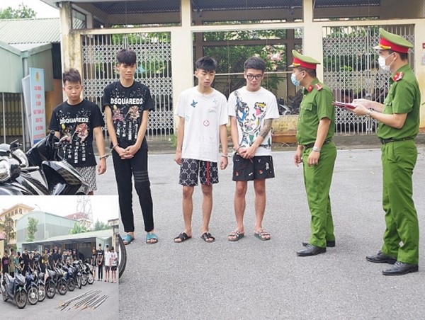 Khởi tố 21 thanh, thiếu niên về hành vi gây rối trật tự công cộng