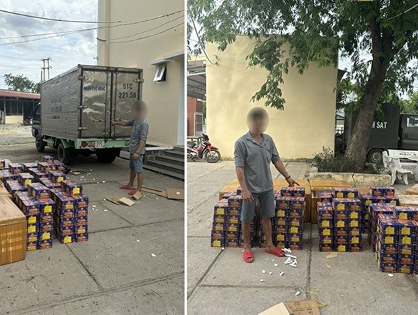 Bắt đối tượng vận chuyển 426kg pháo nổ