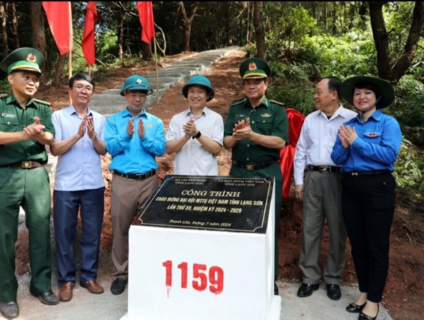 Khánh thành đường kiểm tra cột mốc, bảo vệ biên giới Lạng Sơn