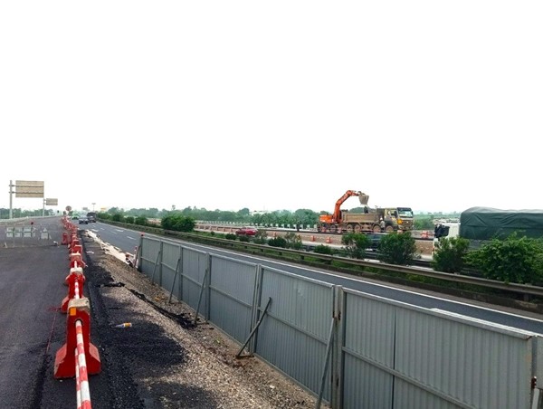 Từ hôm nay 17/7, phân luồng, tổ chức giao thông tạm cao tốc Cầu Giẽ - Ninh Bình