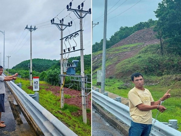 Bắt 2 đối tượng trộm dây cáp quang trên tuyến cao tốc Hạ Long – Móng Cái