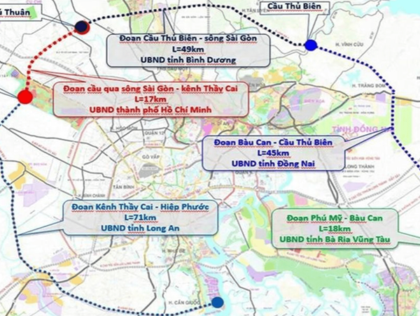 Đề xuất chỉnh hướng tuyến Vành đai 4 để giảm 13.000 tỷ giải phóng mặt bằng