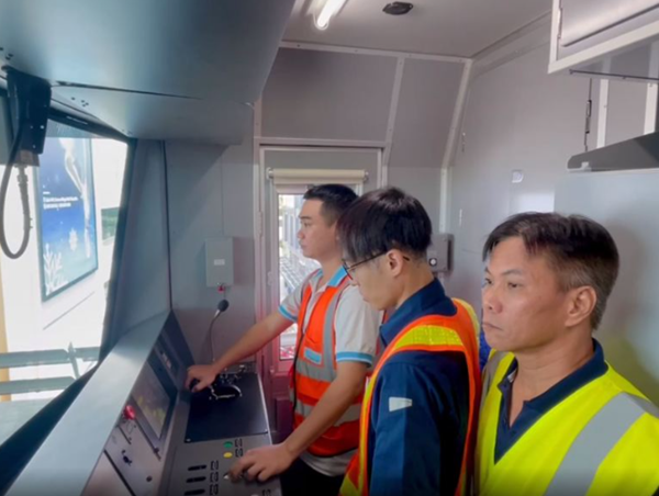 Chạy thử nghiệm toàn tuyến Metro số 1 do lái tàu Việt Nam vận hành