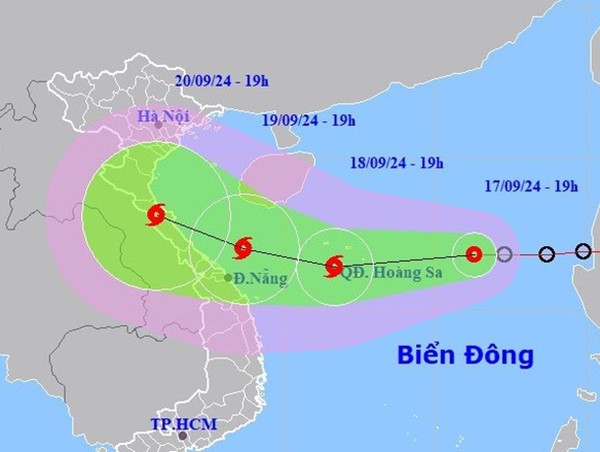 Bộ GTVT ra công điện ứng phó áp thấp nhiệt đới có khả năng mạnh lên thành bão số 4