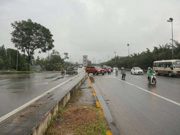 Điều chỉnh phương án tổ chức giao thông trên đường gom Đại lộ Thăng Long