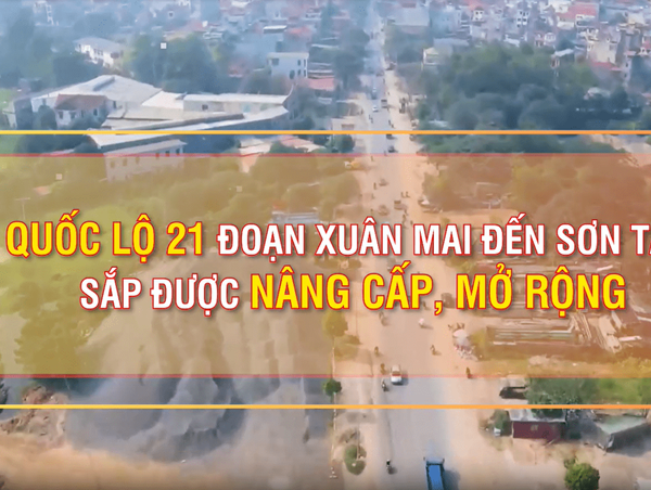Quốc lộ 21 đoạn Xuân Mai đến Sơn Tây sắp được nâng cấp, mở rộng