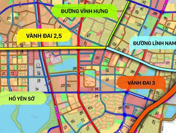 Quận Hoàng Mai: Dự án mở rộng đường Lĩnh Nam dự kiến khởi công tháng 6/2025