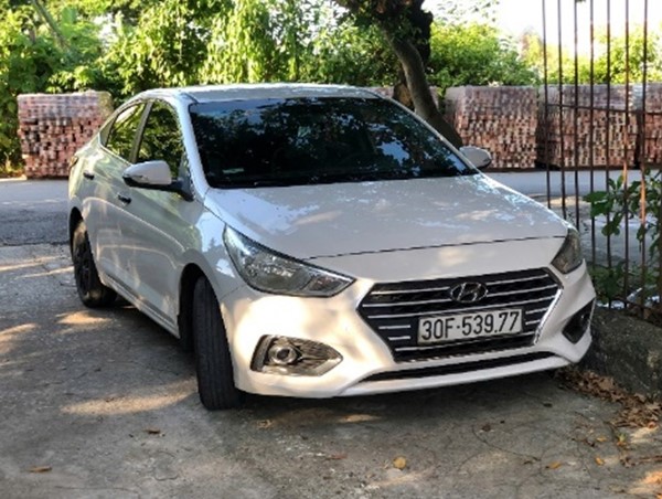 Hà Nội: Công an quận Long Biên truy tìm ô tô Hyundai BKS 30F-539.77