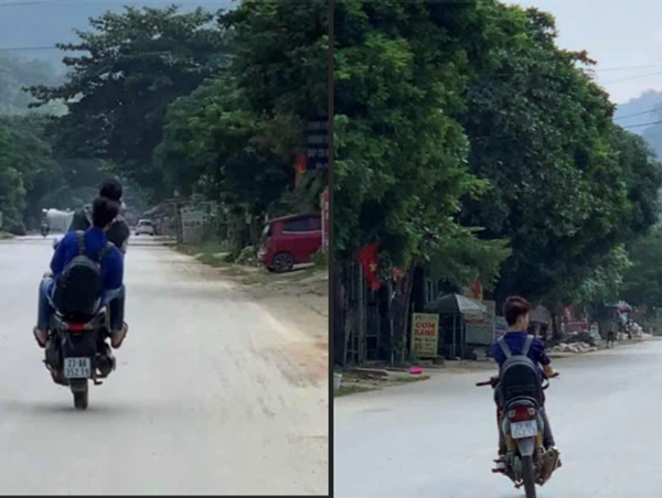 Xử lý nhóm thanh niên không đội mũ bảo hiểm, bốc đầu xe trên Quốc lộ 2, Hà Giang