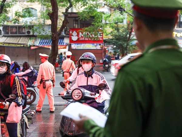 Ý thức tham gia giao thông của học sinh đã cải thiện