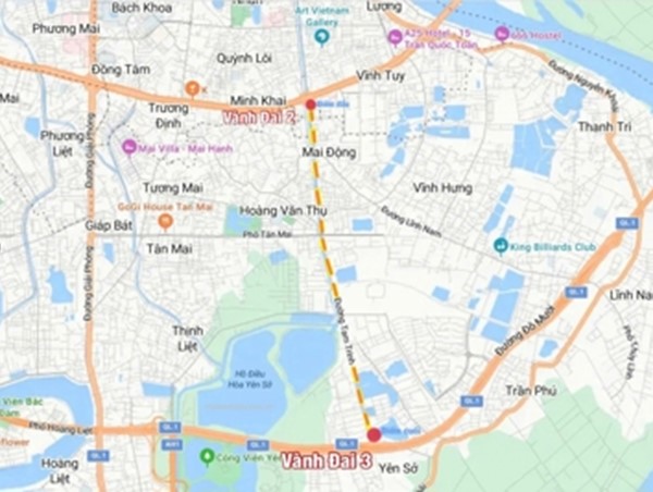 Quận Hoàng Mai đề xuất 3 cơ chế đặc thù cho dự án đường Tam Trinh