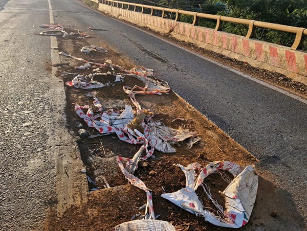 QL19 đoạn qua tỉnh Gia Lai vẫn còn “ổ gà” tiềm ẩn nguy cơ TNGT