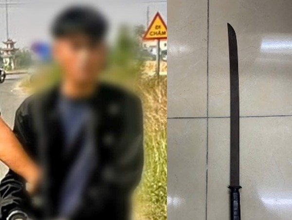 Hà Nội: khởi tố 2 đối tượng điều khiển xe máy mang kiếm đi gây rối