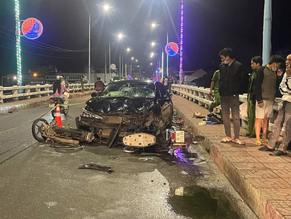 Bình Thuận: Tạm giữ lái xe vi phạm nồng độ cồn gây tai nạn rồi bỏ trốn