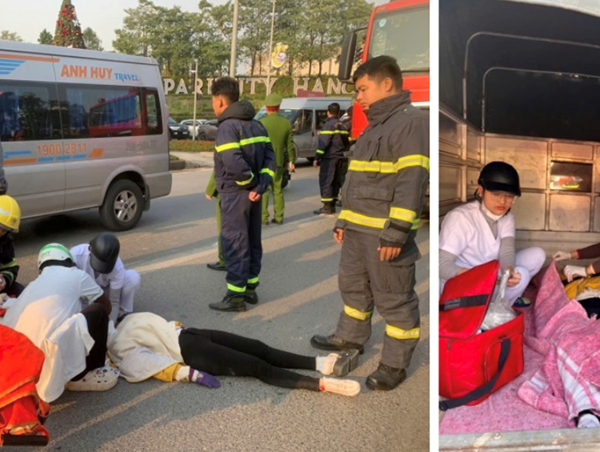 Hà Nội: Cảnh sát PCCC&CNCH kịp thời hỗ trợ người bị tai nạn giao thông