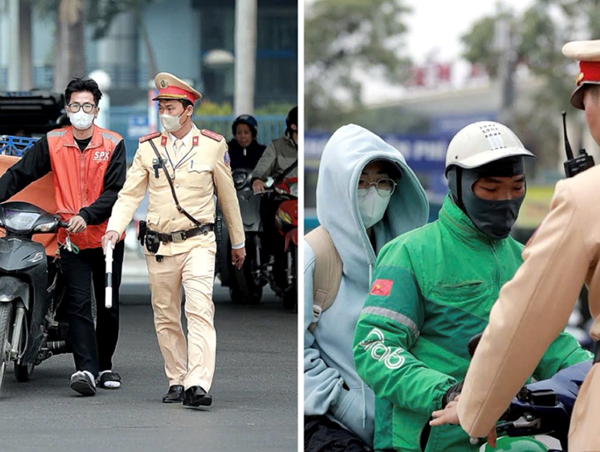 Hà Nội: Xử lý nghiêm vi phạm giao thông của tài xế xe ôm công nghệ