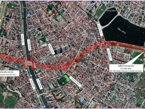 Đẩy nhanh tiến độ GPMB, phục vụ thi công dự án đường Vành đai 2,5
