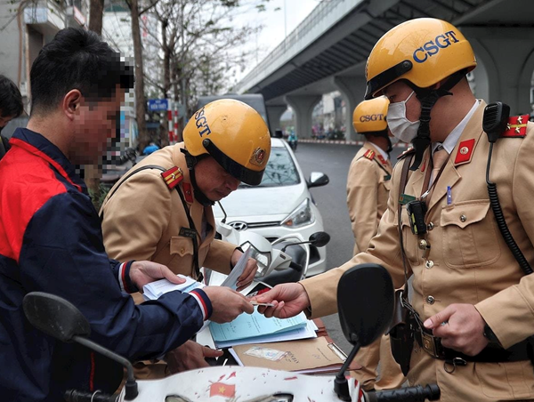211 trường hợp vi phạm Luật Giao thông trong ngày 4/3