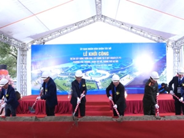 Khởi công xây dựng khu vườn hoa, cây xanh rộng 3.401m2 trên đường Võ Chí Công