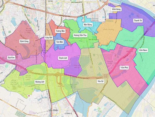 Điểm qua các dự án giao thông trọng điểm của quận Hoàng Mai