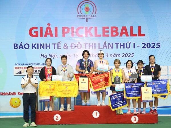 Bế mạc Giải “Pickleball Báo Kinh tế & Đô thị lần thứ I - 2025”