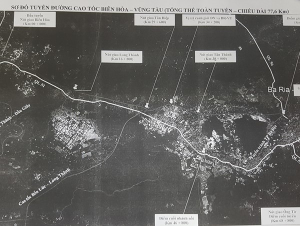 Hai tỉnh đã thống nhất phương án xây dựng cao tốc Biên Hòa - Vũng Tàu
