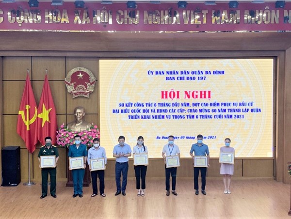 Ban Chỉ đạo 197 quận Ba Đình quyết tâm hoàn thành xuất sắc nhiệm vụ 6 tháng cuối năm 2021