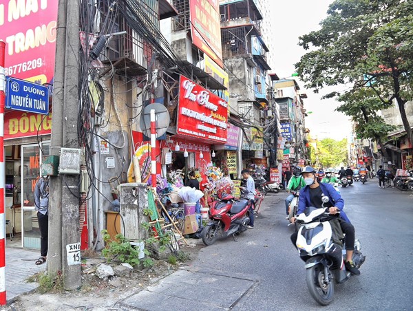 Cải tạo, mở rộng đường Nguyễn Tuân: Giải phóng mặt bằng là khó khăn nhất