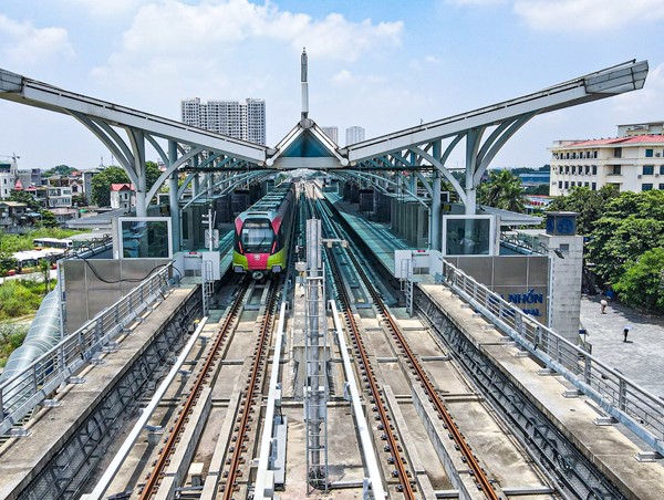 Đường sắt Nhổn - Ga Hà Nội: Hoàn thành 99,7% khối lượng đoạn trên cao