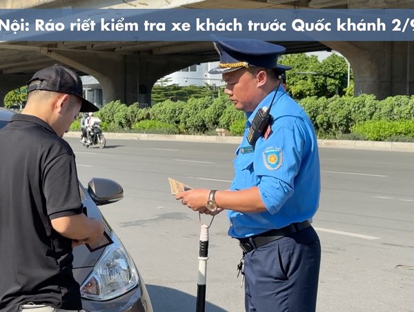 Hà Nội: Ráo riết kiểm tra xe khách trước Quốc khánh 2/9