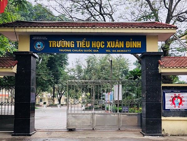 Hạn chế tốc độ 30km/h trước cổng cụm trường Xuân Đỉnh