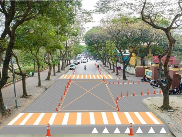 Cấm ô tô đi vào đường 19/5 tại quận Hà Đông