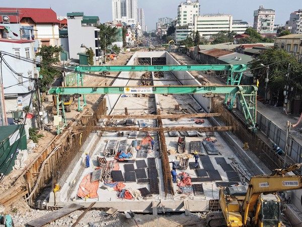 Dần lộ diện hầm chui Giải Phóng - Kim Đồng