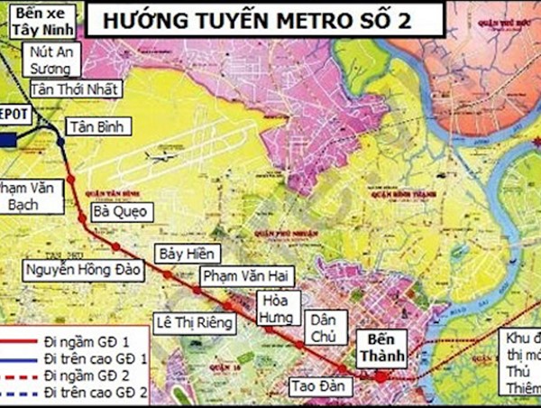 TP Hồ Chí Minh: Bàn giao mặt bằng xây dựng Metro Bến Thành - Tham Lương